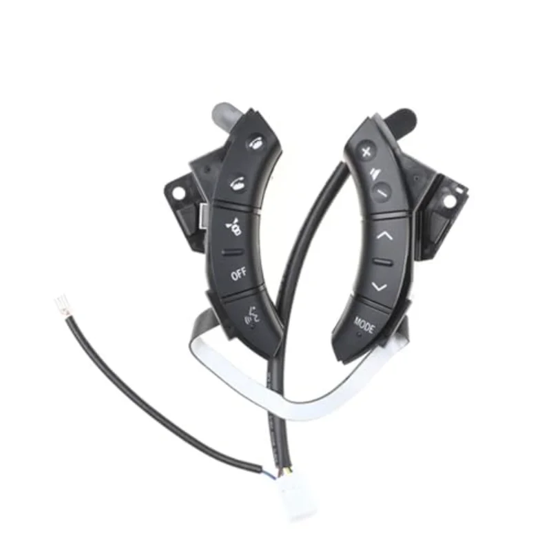 

Новые многофункциональные кнопки управления рулевым колесом автомобиля для Toyota Land Cruiser Prado 120 2004-2009 75B037, стильные кнопки