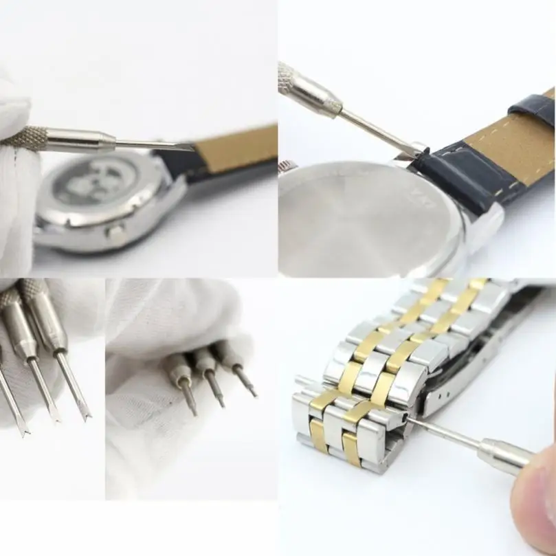 Watch Repair Tool Mini Double End Pin Tool Alloy Steel Spring Bar Tool for Watch Wristband Removal Repair Hand Tool Set