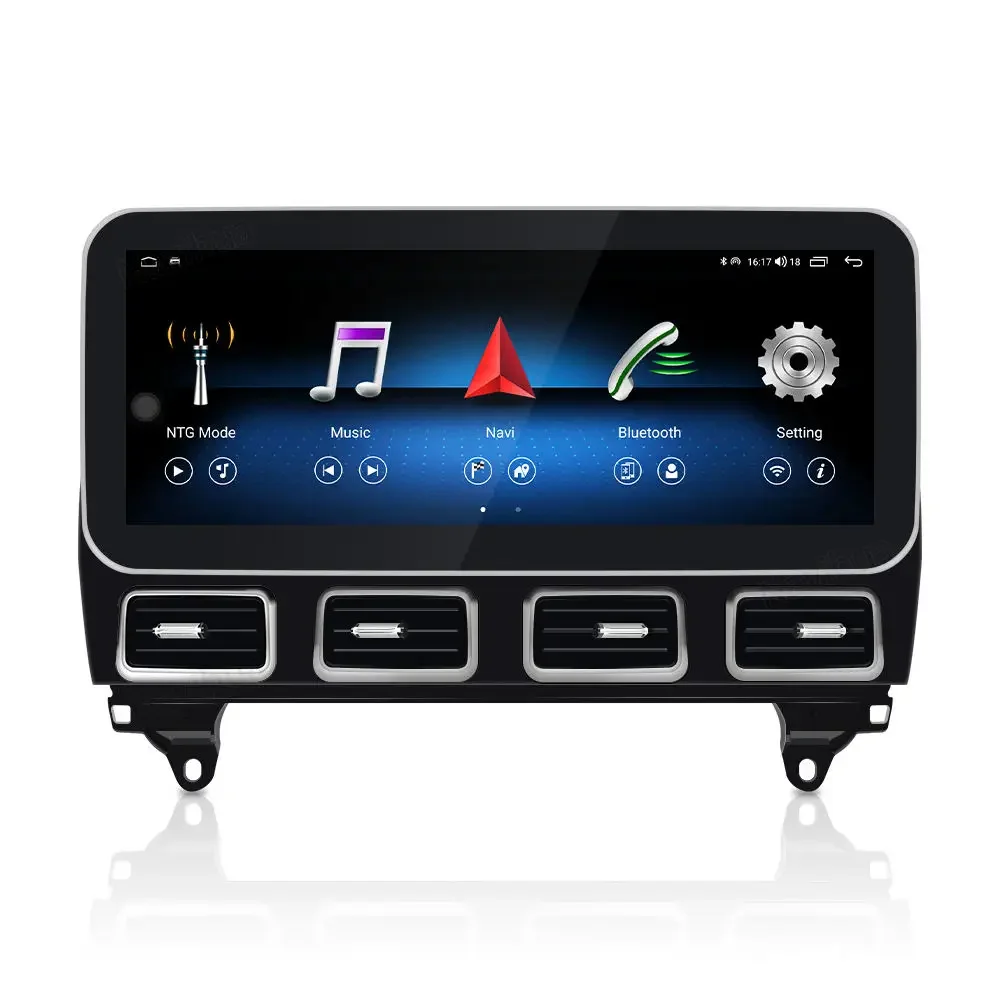 

NaviHua 12,3-дюймовый автомобильный радиоприемник Android для Mercedes Benz ML GL Class 2012 2015, мультимедийный автоматический монитор головной устройства, навигация Carplay