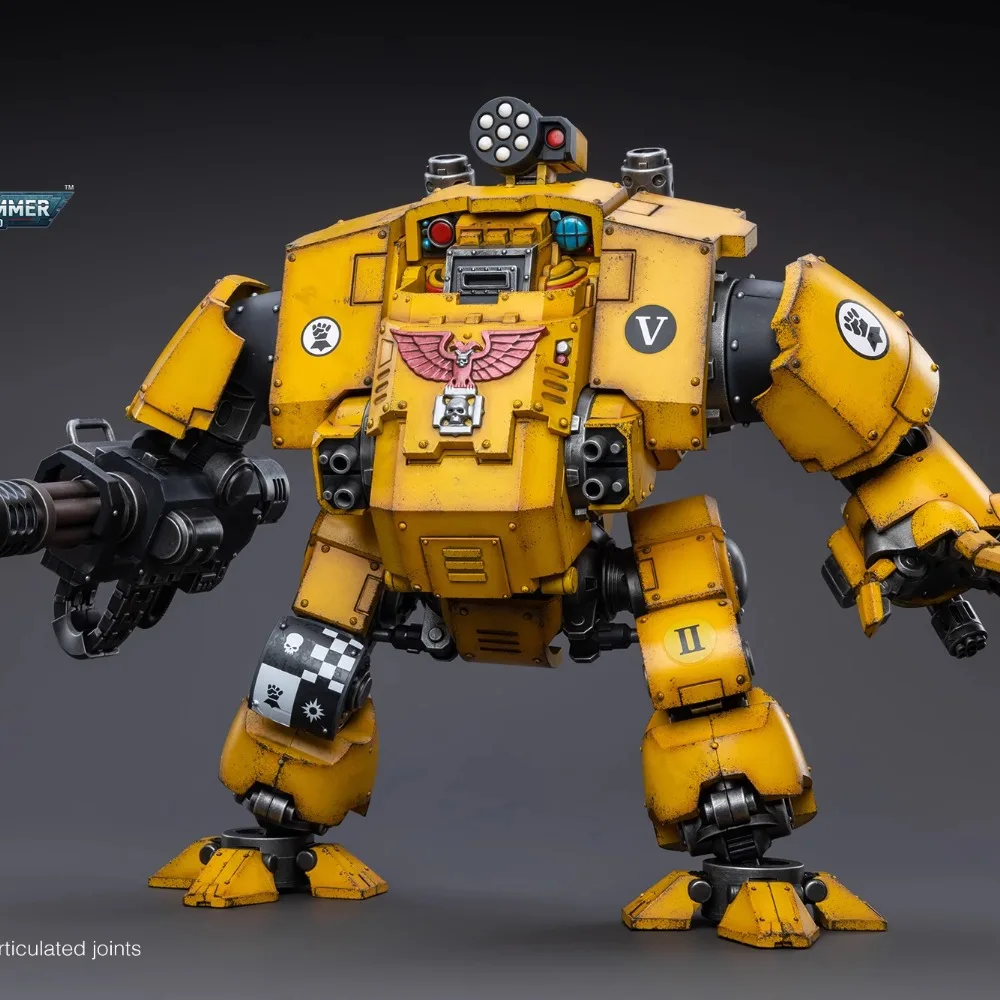 [Disponibile] JOYTOY Warhammer 40k Action Figures 1/18 Horus Heresy Imperial Fist Redemptor Dreadnought Anime Modello Collezione Regalo