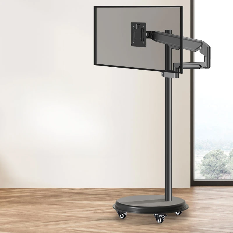 

Display laptop combination bracket, ear picking sofa, floor standing bracket, air pressure cantilever, free lifting 32/43/49