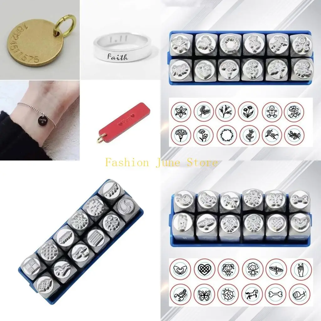 

N5KA Jewelry Making Tool Carving Tool Pattern Carving Tool Steel Texture for Jewelry