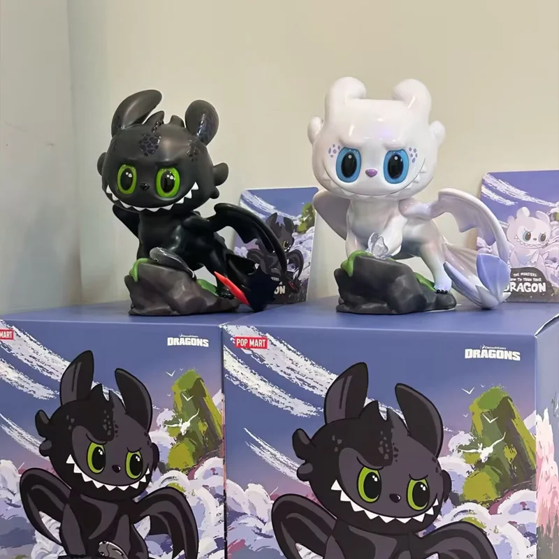 genuine The Monsters Labubu How To Train Your Dragon Action Figure Doll Anime Collection Model Blind box Toy For Kid Xmas Gift