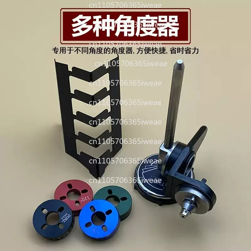 Carving Knife Sharpener, Jewelry Knife Sharpener Variable Speed, Two-way Rotating End Angle Device Seat Speed Regulation