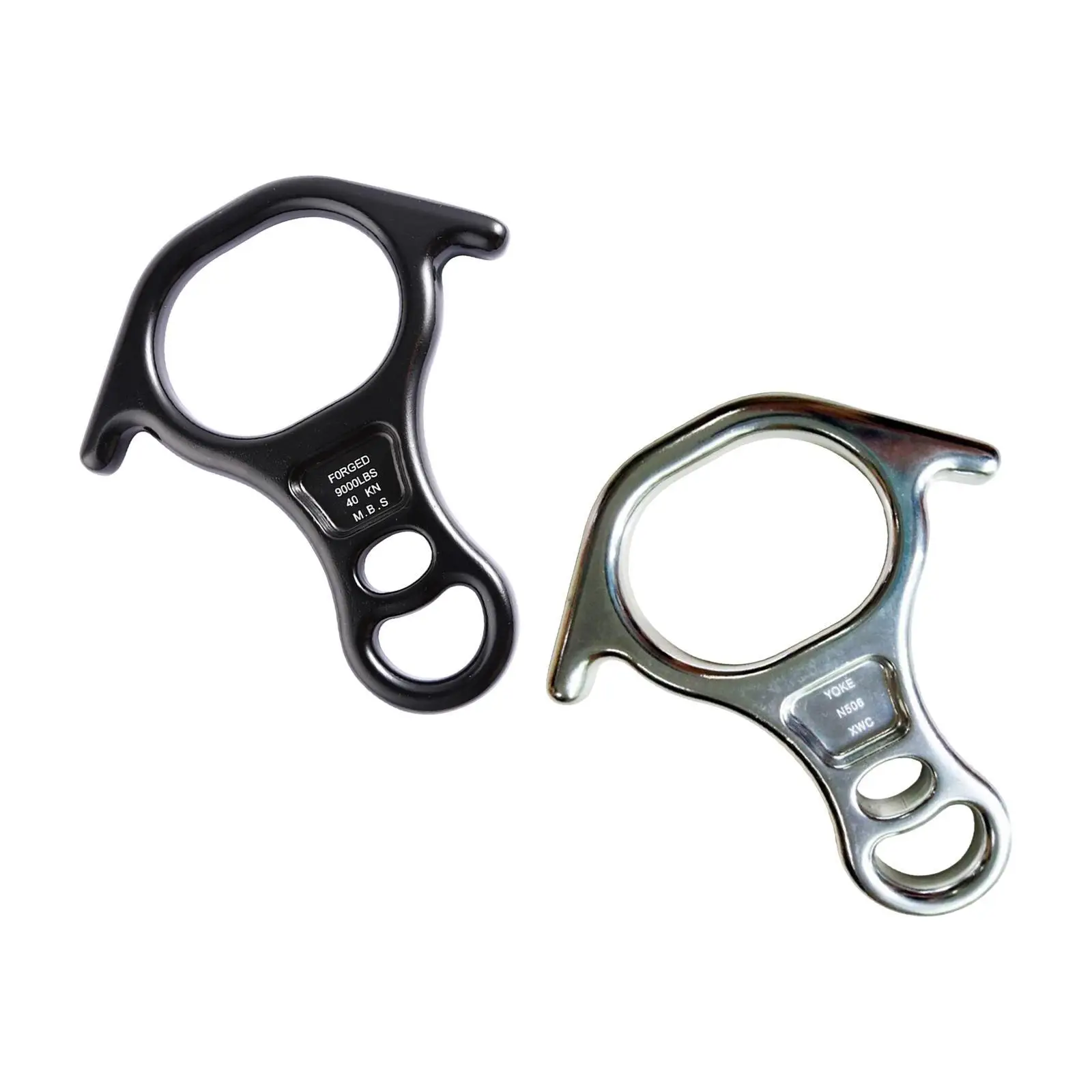 40kN 8 Shape Descender Rappelling Gear Versatile for Training Rigging Plate