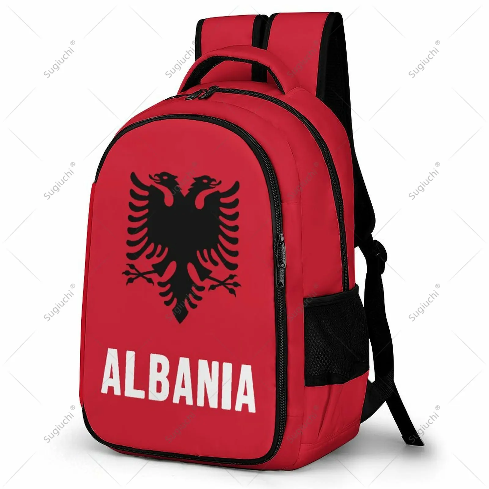 

Backpack Albania Flag Student Schoolbag Smart Business Travel Leisure Backpack Laptop Back Pack Office Work Bag