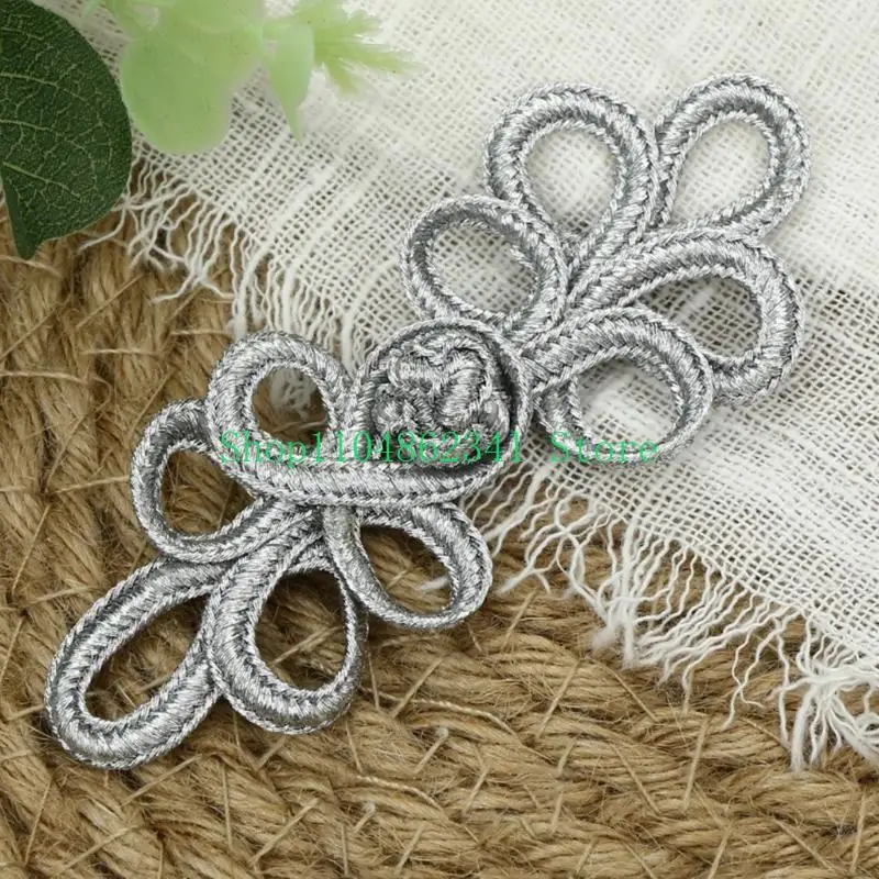 5asd Chinese Closure Button Scarf Cardigan Costumes Outfit Sewing, Multicolored