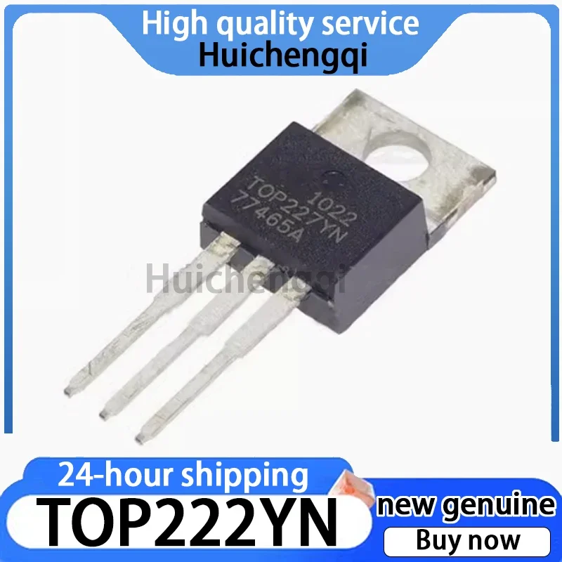 5PCS Genuine TOP222YN TOP222 Package TO-220 AC-DC Controller and Regulator