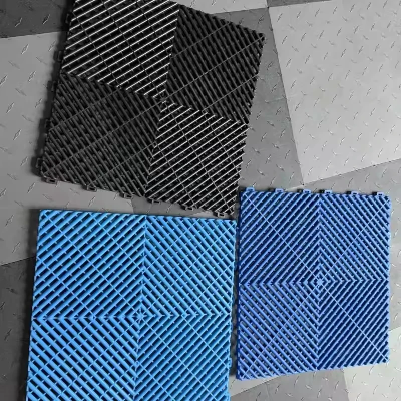 Ready to Stock Luxury Plastic Modular Floor Tile for Garage UV Resistant PP Interlocking Floor Mat
