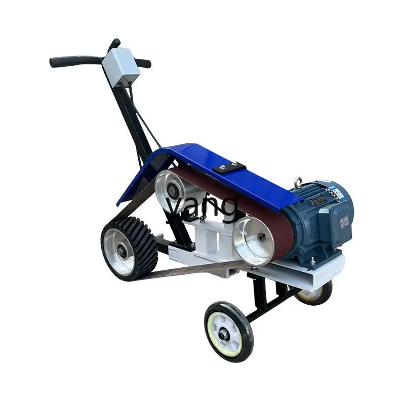 CX Hand Push Belt Grinding Machine Multifunctional Mobile Electric Polishing Machine