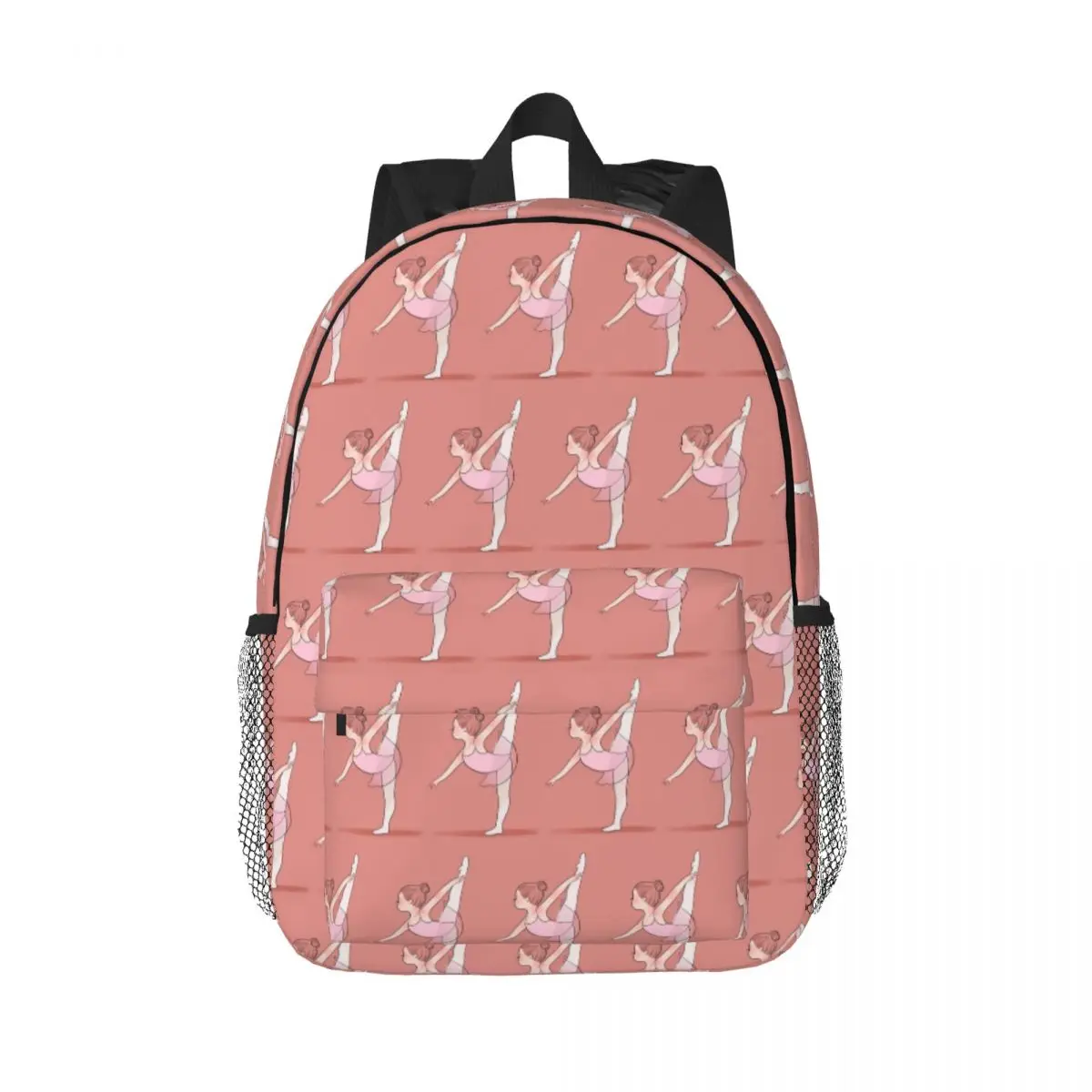 Ballet Dance Makes Me Free Ballerina Dancer Backpack Daypack Boys Girls BookBag Shoulder Bags for Men Women Children School Bag