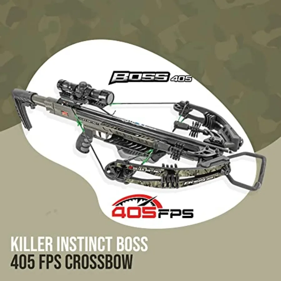 حزمة Killer Instinct Boss 405 FPS Crossbow مع حقيبة ظهر وحزمة برودهيدس 3 عناصر #3