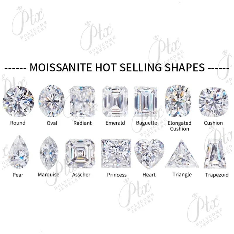 Moissanit-Losesteine, goldgelbe Farbe, Crush Iced Radiant-Schliff, für Schmuck, Ringe, Ohrringe, DIY-Herstellung, hochwertige Perlen und Charms – Detail 17