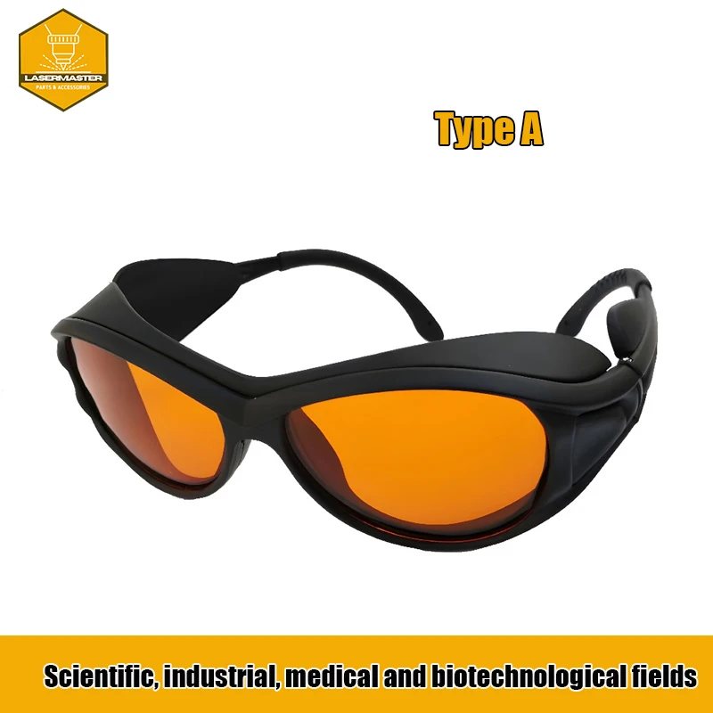 Blue Laser Safety Goggles 190-490nm OD4+ CE Eye Protective Glasses 450nm