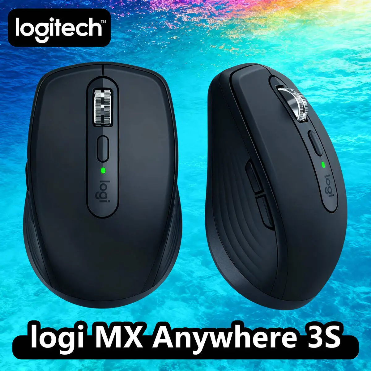 

Logitech MX Anywhere 3S Mouse, Wireless Ergonomic, 8000 DPI, MagSpeed, Logitech Flow Logitech Multi Style Mouse