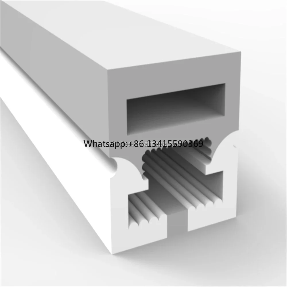 

12*12mm Waterproof IP67 With 8mm Pcb Led Strip Flex Silicone Tube for Led Lights Strip