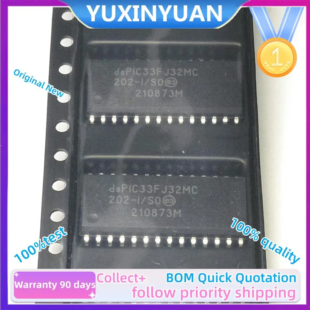 1PCs/Lot And new Original  DSPIC33FJ32MC202-I/SO PIC33FJ64GP202-ISO DAC7724UB DS1808Z-050 SOP28 IC Chip in STock100%Test 