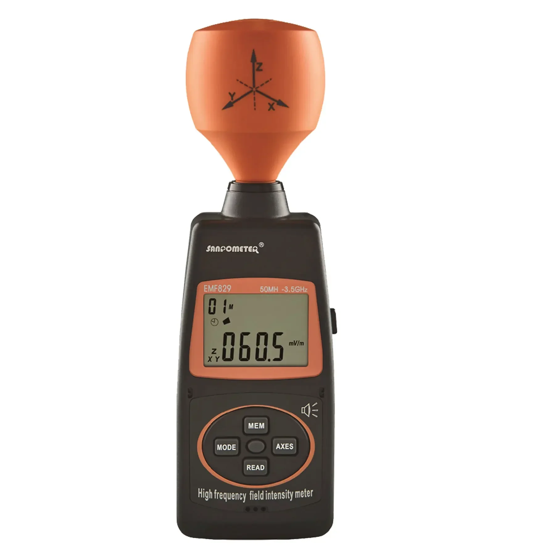 2025High-frequency Field Intensity Meter EMF829 high frequency radiation detector