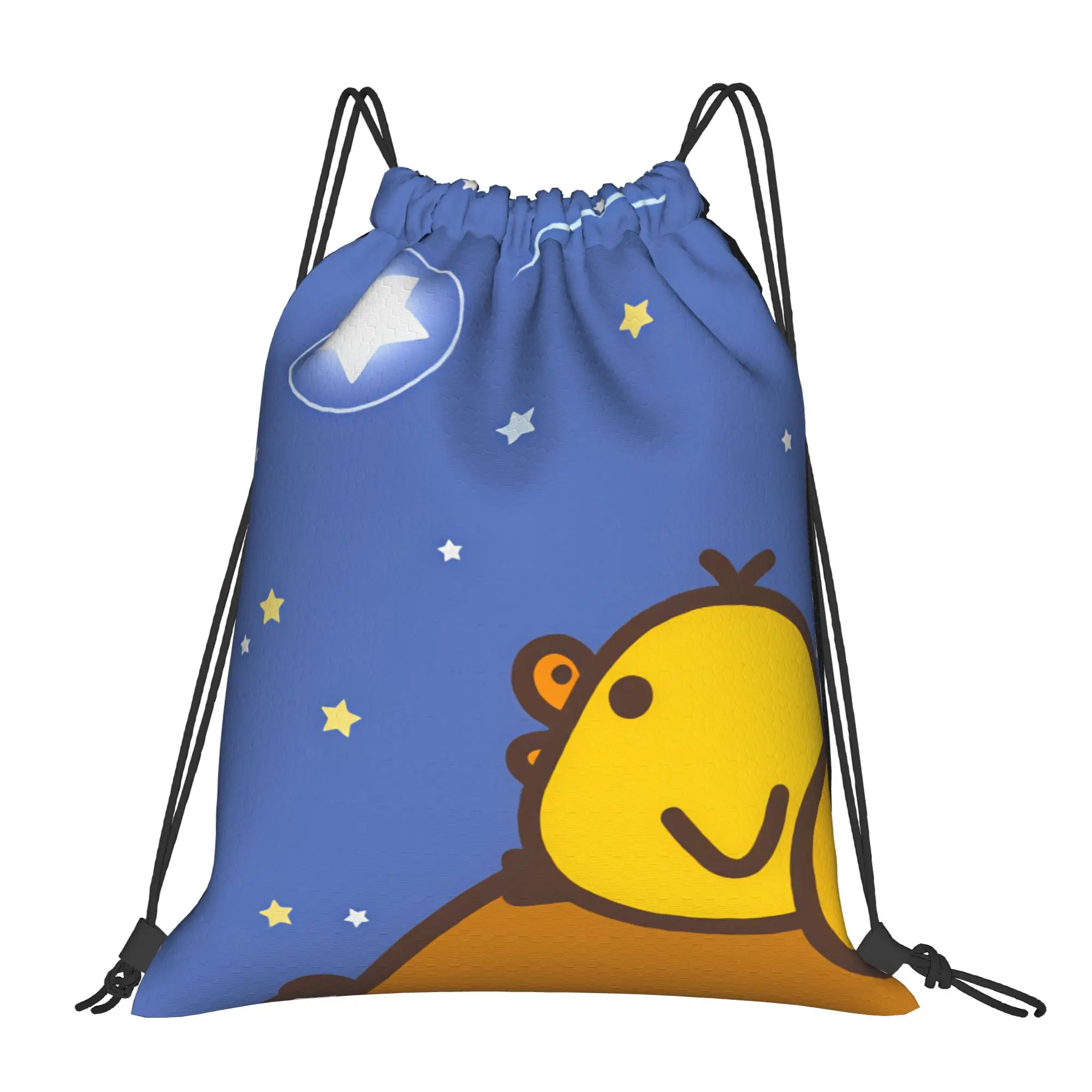 Drawstring Bag Rilakkuma Backpack  Large Large Gym Fitness Sackpack String Bags For Women