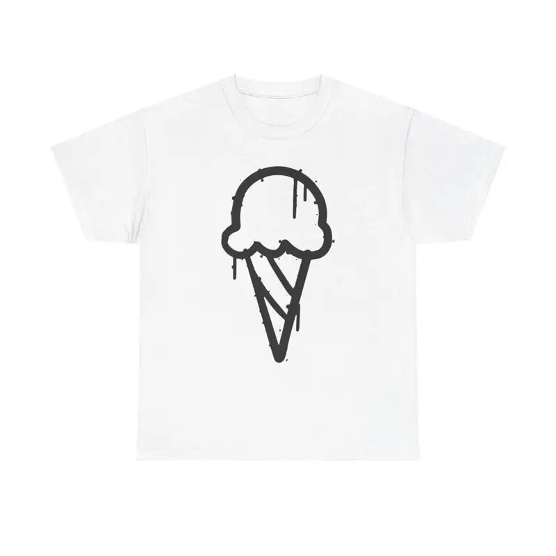 Melting Ice Cream T Shirt summer dessert sweet treat food foodie grunge art