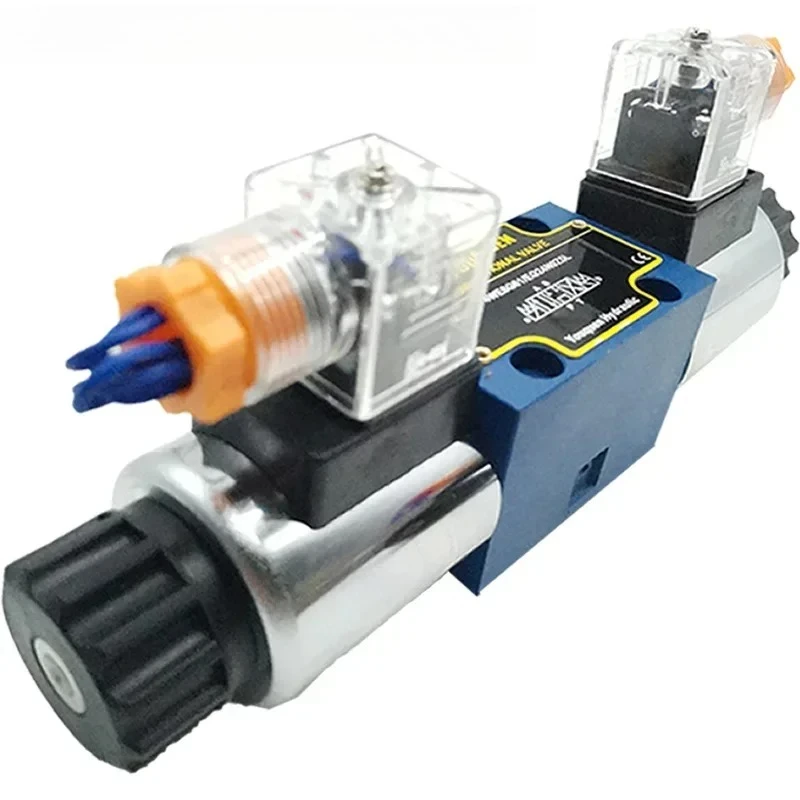 

High pressure hydraulic solenoid directional valve three-position four-way 4WE6E/G/E/H/J/DC24AC220 double head