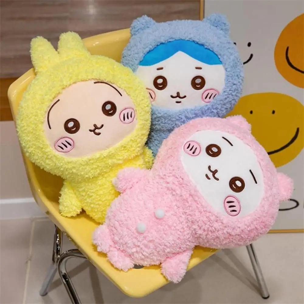 MINISO New Cute Anime Cartoon 12Cm/20Cm Chiikawa Usagi Sleepwear Plush Doll Pendant Decoration Childrens Birthday Christmas Gift