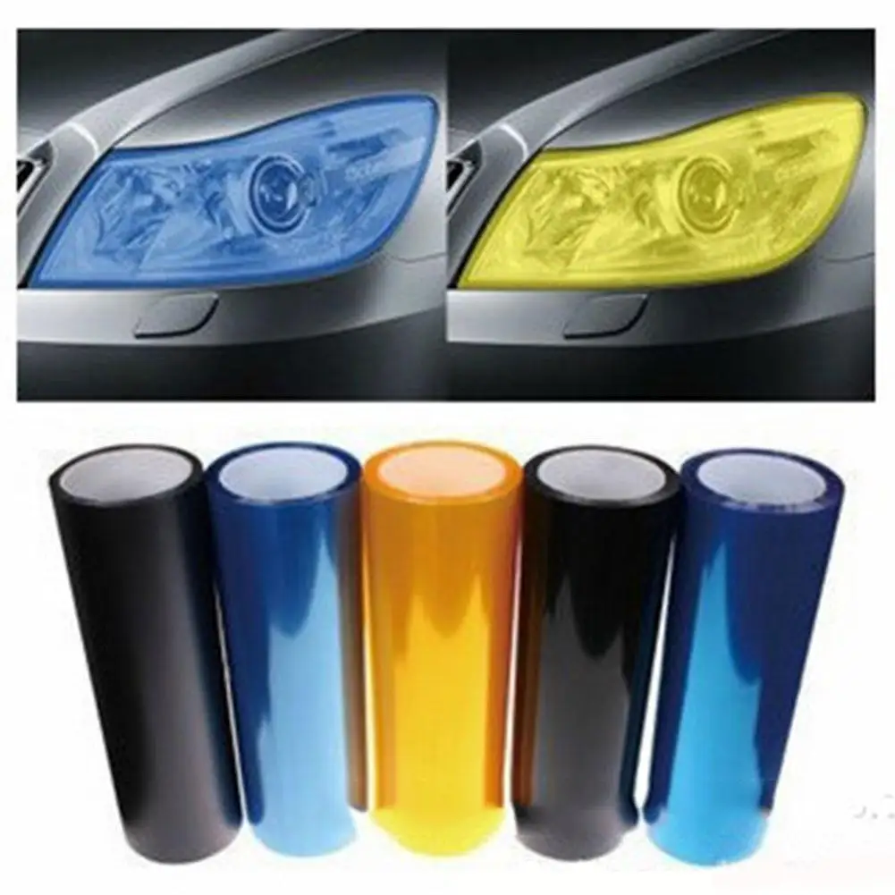 

Gloss Light Black Smoke PVC Film Tint 30 X100cm Headlight Sticker Cover Taillight Wrap Cover Styling Foil Film Car J7B4