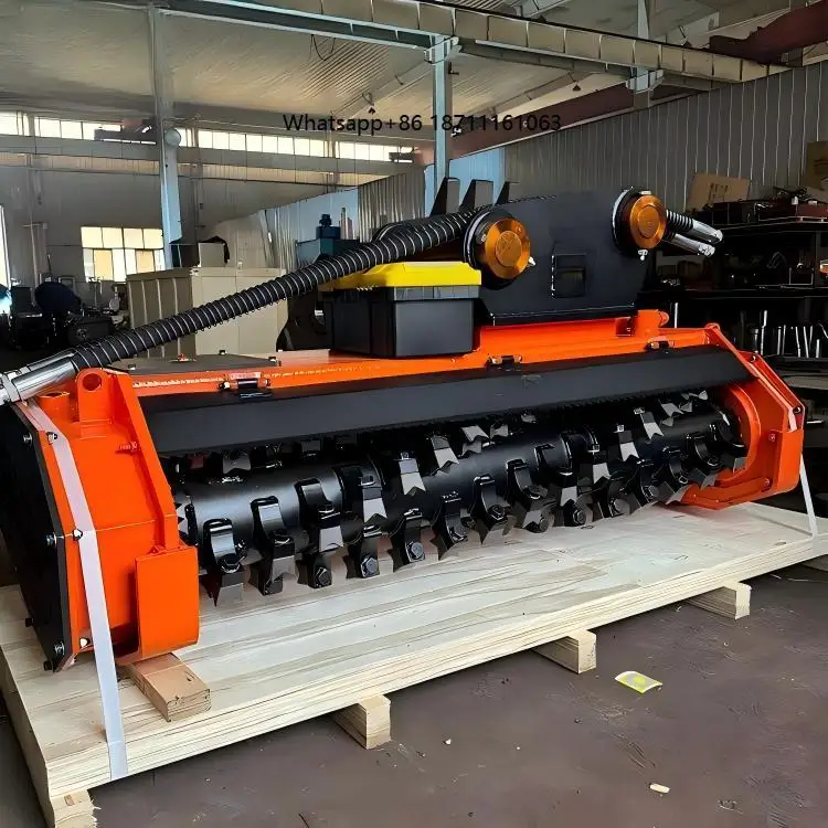 Hydraulic Forestry Mulcher Excavator Attachment Land Clearing Machine for Brush Small Tree Removal