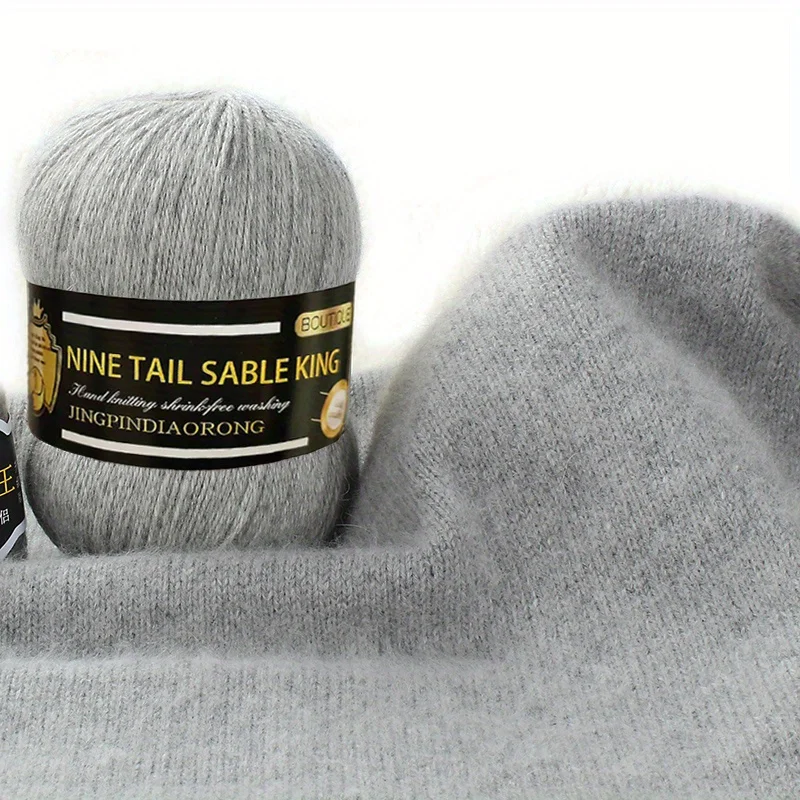 6 Pieces of Cashmere Yarn in a Bag. the Yarn Is Relatively Warm and Skin-Friendly. It Can Be Processed by Hand or Machine. It Is a DIY Knitting Material Suitable for Knitting Wool Sweaters, Scarves, Warm Sweaters, and Hat Yarn Balls