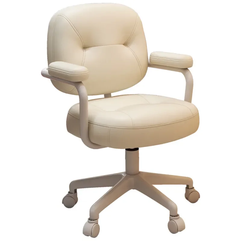 Ergonomic Computer Chair for Home Office Study Desk Bedroom Makeup Vanity Comfortable Back Support Seating