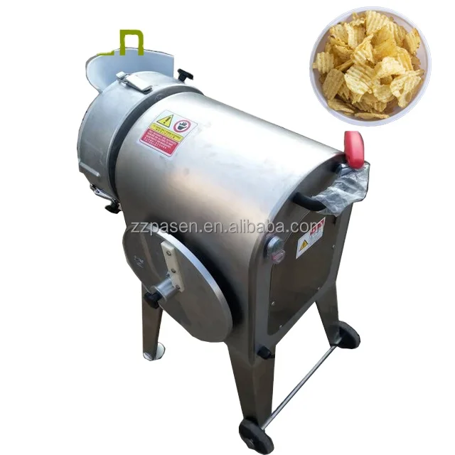 Corrugated Potato Chips Machine Potato Wave Cutting Machine Chips Cutting Machine With Wave Shape