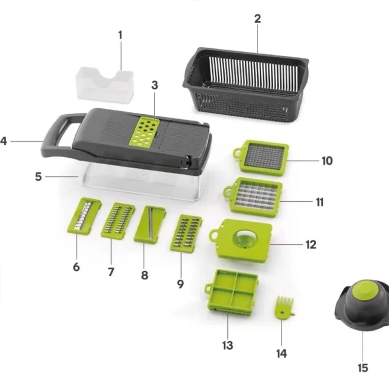 Multifunctional vegetable cutter Household kitchen grater Silk wiper Silk cutter Roller slicer