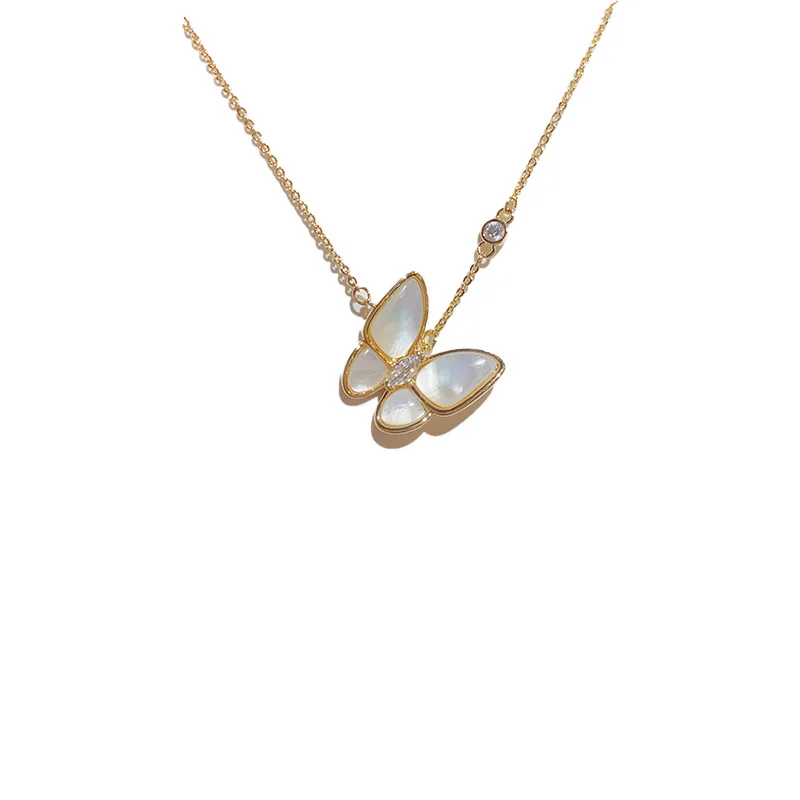 

Unique butterfly fritillary necklace Fashion clavicle chain