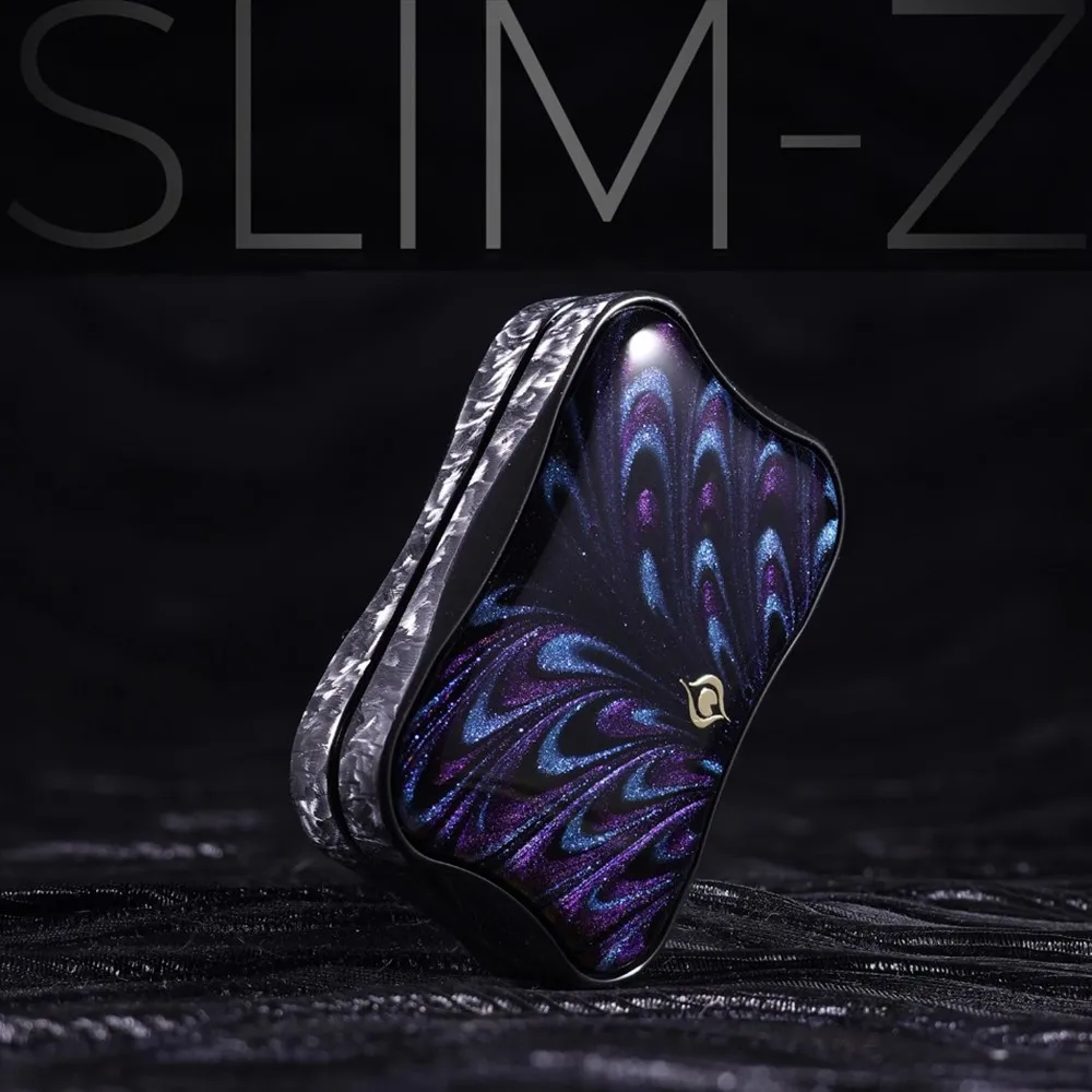 

STOCK Peacock EDC SLIM-Zirconium Unlimited Pushing Slider Fidget Slider Stress Relief Toy Fidget Toys For Adults Original Design