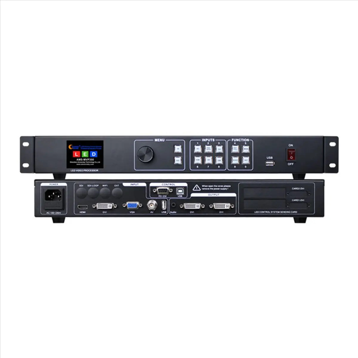 【~ New A40U】LED Video Wall Processor AMS-MVP300 Support for Novastar Linsn Systems for Advertising LED Displays