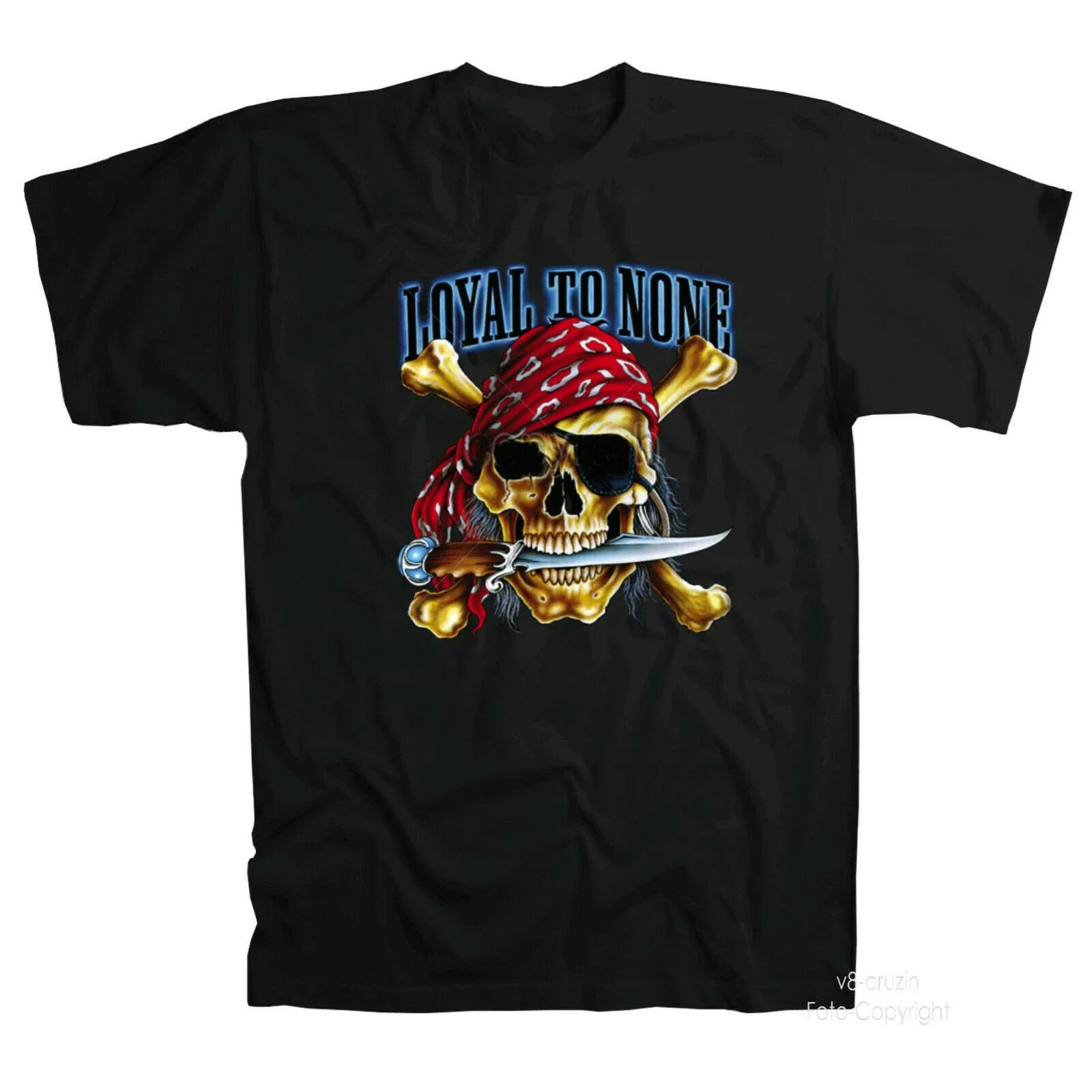 

Piraten T-Shirt Halloween Event Skull Gothic Pirat Party Motto Fun Breathable Top, Loose Casual Mens T-shirt S-3XL