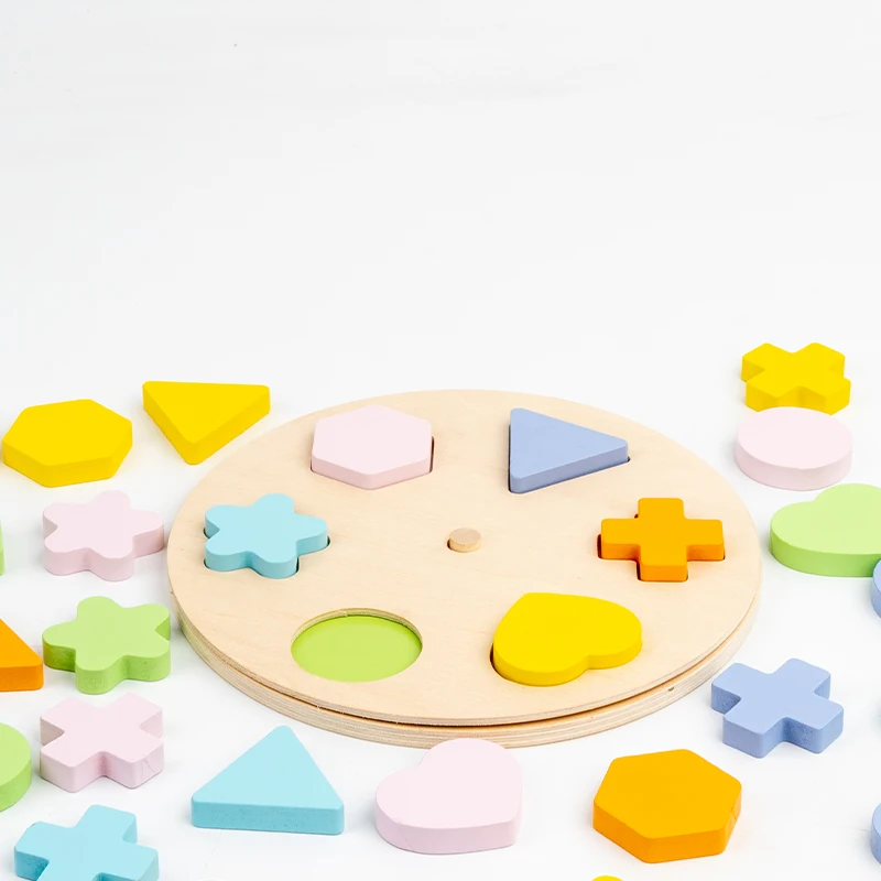 회전 나무 모양 맞추기 퍼즐 장난감, 소근육 발달 게임, 기하학 게임, 회전판, 색깔 학습, 크리스마스 선물