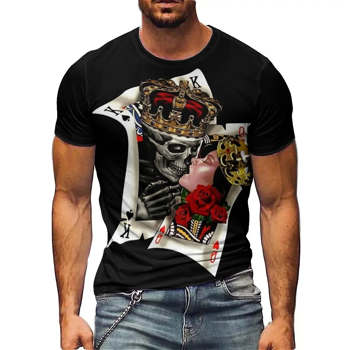 

2026 New Outdoor Adventure Men's 3D Printed Short-Sleeve T-Shirt - Casual Men's Top