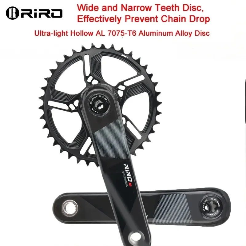 

RIRO MTB Carbon Fiber Crank 11/12 Speed for GXP/DUB XX1 Direct Mount 170mm Bicycle Carbon Crankset Bike Chainring 32/34/36/38T