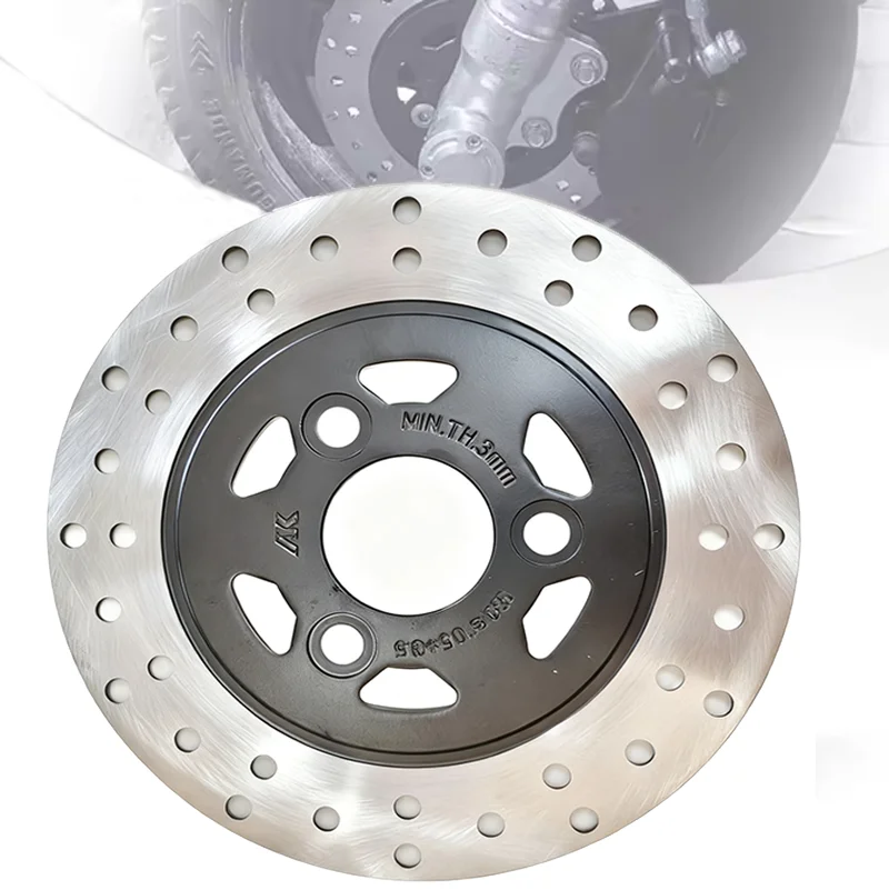 Discos de freno delantero de motocicleta, Rotor de disco de freno de 3 orificios de 180MM para ATV, UTV, Buggy, go Kart, freno de disco de rotor de freno trasero de carreras