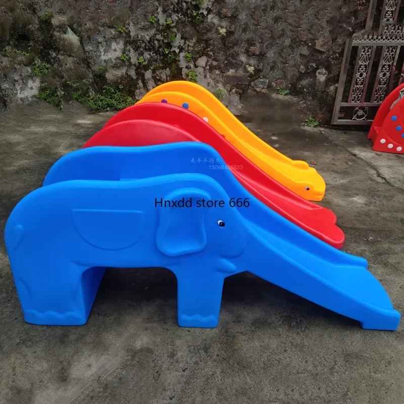 Children's elephant drilling slide Small indoor and outdoor slide