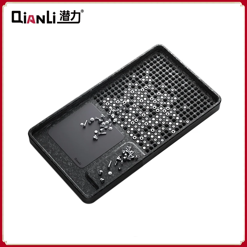 

Qianli Magnetic Design Mobile Phone Screw Special Storage Tray Vertical Correction Soft Hard Precise Extraction Fast Repair Box