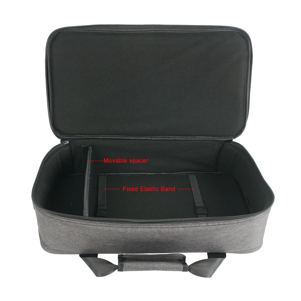 Compact Pedal Bag Guitar Pedalboard Bag Compact Dimensions High Toughness Oxford Cloth Stylish Design Effects Pedal