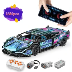 City Technical Car Cyberpunk Sian FKP37 Speed Racing Vehicle Building Blocks Fit 42115 Assembly Toys For Kid Birthday Gift