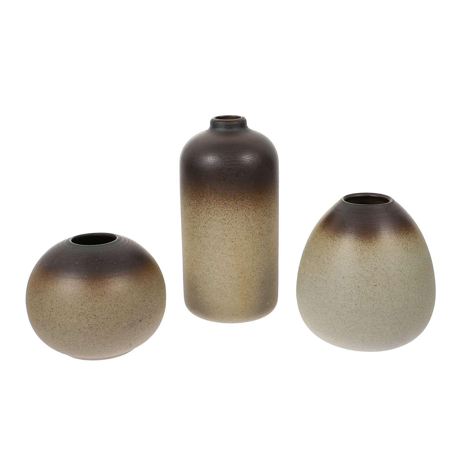 

3Pcs Ceramic Flower Vase Set Environmental Friendly Desktop Decorative Vases Hydroponics Plants Pot Modern Home Decor