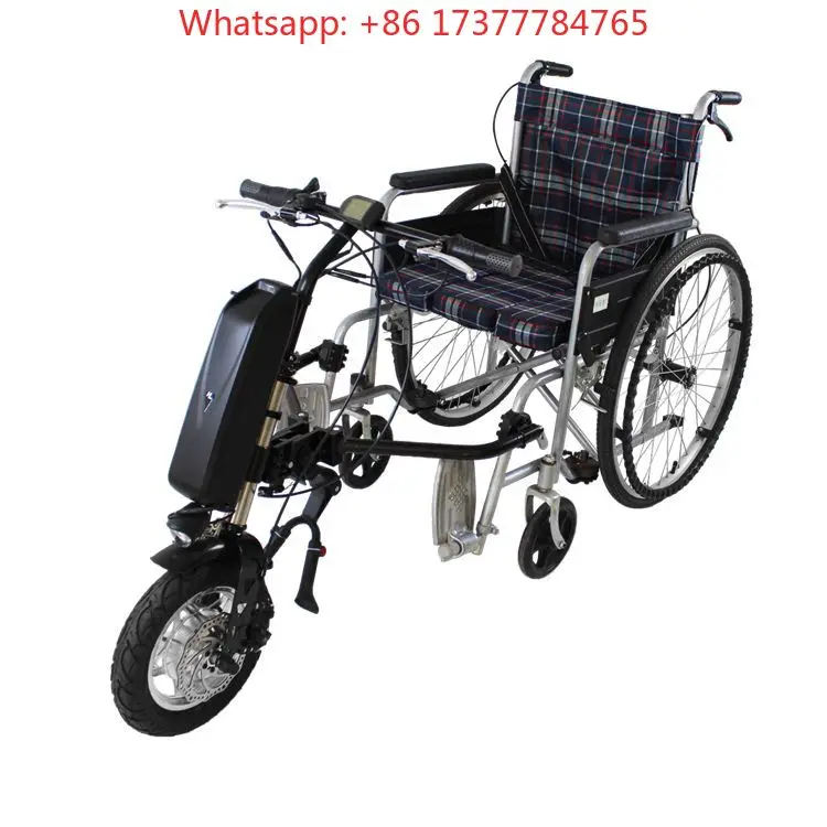Handcycle Attachment Electric Three Wheel Chair Kit 48V 350W, Mobility Aid For Disabled