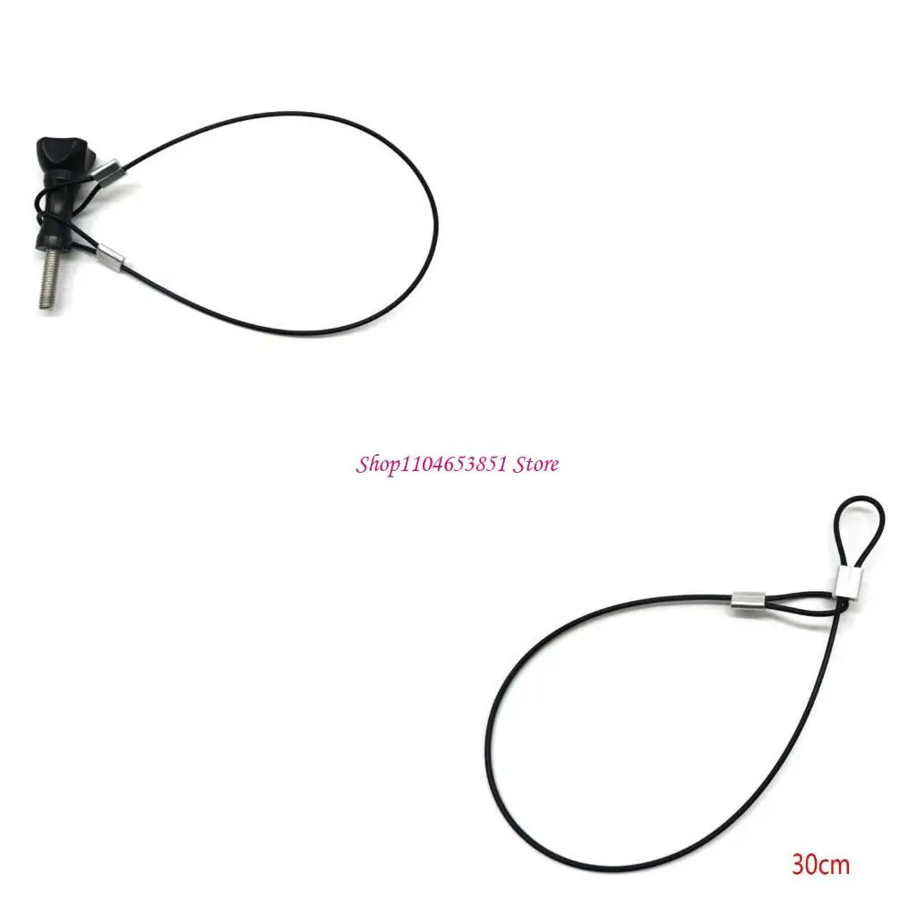 Correa seguridad acero inoxidable Tether Tether Muñeco muñeca 30 para cámara NUEVO