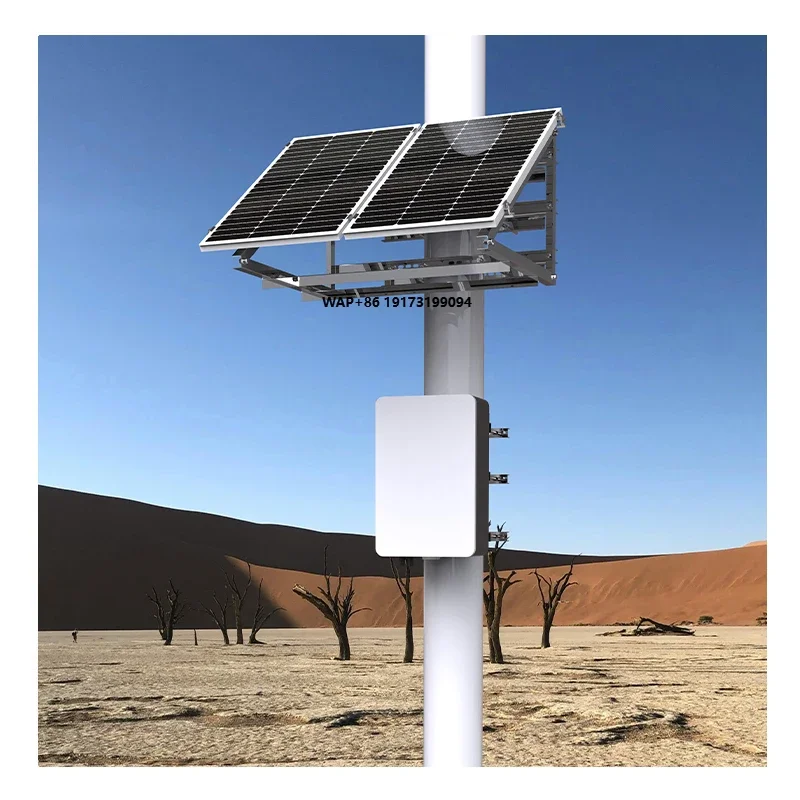 100AH 200AH Solar CCTV Kit All-in-One Solar Power Supply System for CCTV 12V/24V DC for Starlink
