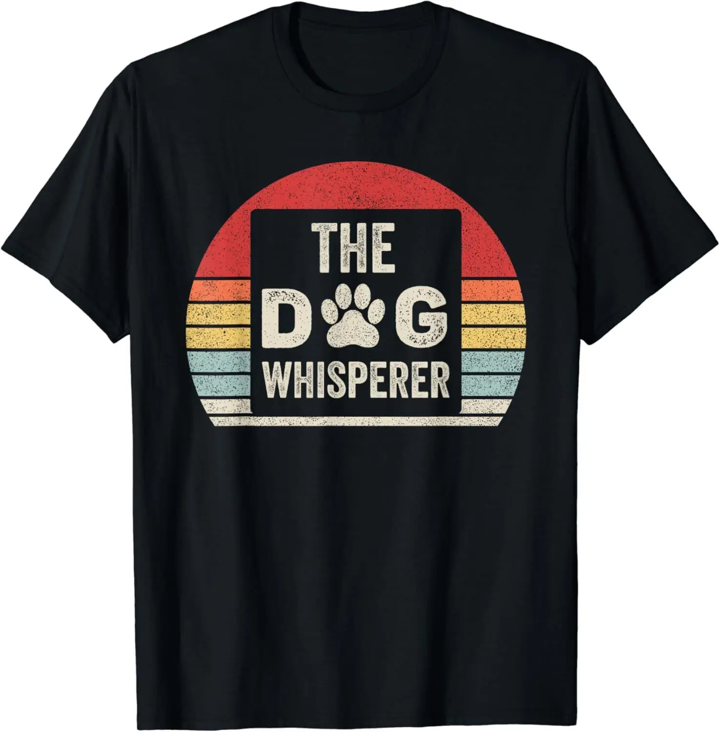 

Vintage Retro The Dog Whisperer Funny Dogs Lovers Gift Unisex T-Shirt