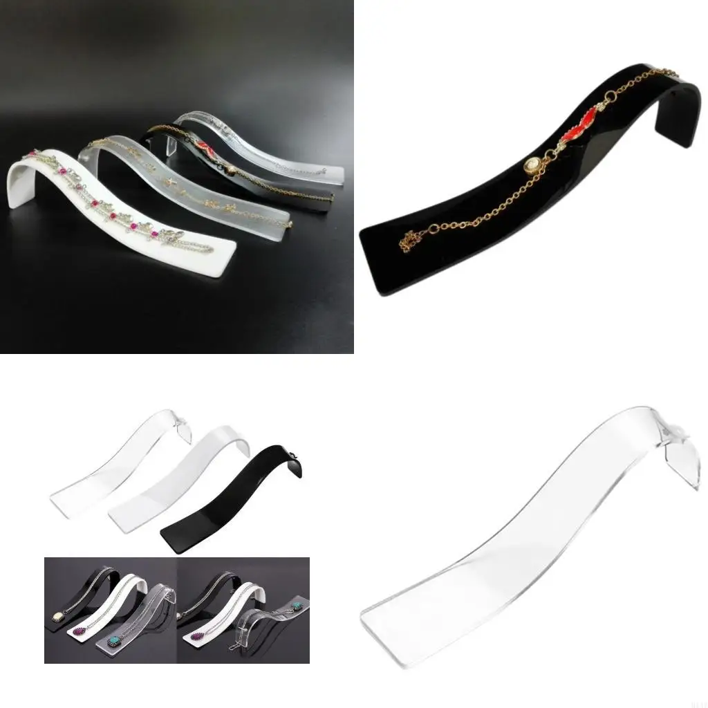 91AF Fashionable Necklace Curved Bracelet Display Stand Watch Holder